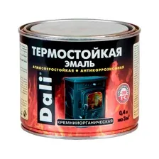 Эмаль термостойкая Dali серебро 0,4 л