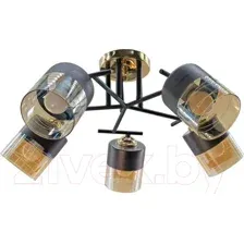 Люстра Aitin-Pro НПБ 02-5x60-101 / A4128/5 (черный/золото)