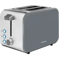 Тостер CENTEK CT-1422 (серый/серебристый)