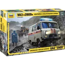 Сборная модель Звезда УАЗ 3909 Аварийно-спасательная служба
