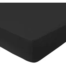 Простыня Миланика Блэк на резинке 180x200 (поплин г/к)