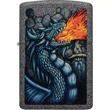 Зажигалка Zippo Fiery Dragon / 49776 (серый)