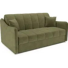 Диван Мебель-АРС Давос ППУ 120x200 см M2-108-47 (Cabrio 29 зеленый)