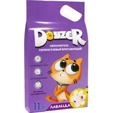 Наполнитель для туалета Doyzer cиликагелевый с ароматом лаванды 11 л