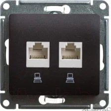Розетка Systeme (Schneider) Electric Glossa GSL000885KK