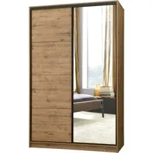 Шкаф-купе Рэйгрупп Bromo VVH 02 РГ-12.02 B 120 VVH 120x220.5 (дуб велингтон/черный)