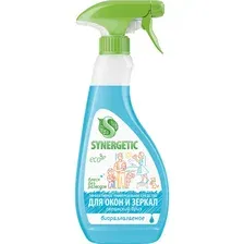 Средство для мытья окон и зеркал Synergetic океанский бриз, 0.5 л