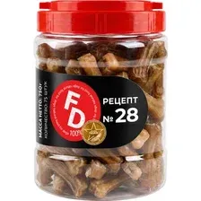 Лакомство для собак For Dogs Dental Snack Рецепт 28 Кость жилованная натуральная / TUZ974 (750г)