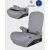 Детское сиденье VipBaby Defender (cloudy grey)