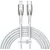 Кабель Baseus Glimmer Series Fast Charging Data Cable 100W USB Type-A - Type-C (2 м, белый)