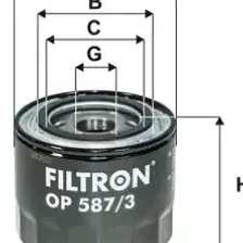 Масляный фильтр Filtron OP587/3