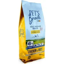 Сухой корм для собак Pet's Brunch для взрослых собак средних пород 14 кг