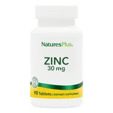 Zinc Elemental 30mg 90tb Цинк/ NaturesPlus США