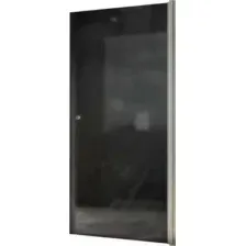 Душевая дверь MaybahGlass 60x198 / MGD-801-5 (графитовое матовое стекло/хром матовый)