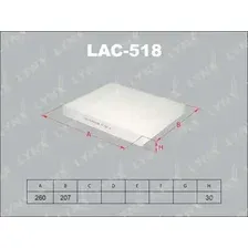 Салонный фильтр LYNXAUTO LAC-518