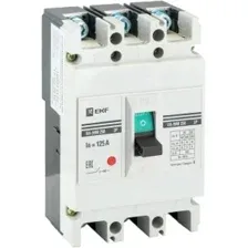 Выключатель автоматический EKF PROxima ВА-99М 100125А 3P 35кА mccb99-100-125m