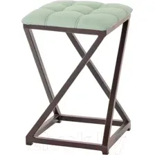 Табурет AMC Comfort 8К2.10 (кожзам мятный/коричневый)