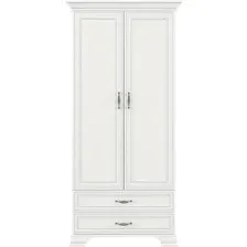 Шкаф распашной Anrex Tiffany 2DG2S Вудлайн Кремовый