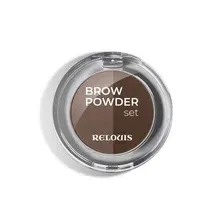 Тени для бровей RELOUIS Brow Powder Set, тон 02 brown
