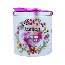 Чай черный листовой Tarlton Ceylon Heart Black tea/Сердце цейлона ж/б 100гр.