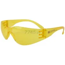 Очки защитные открытые JETA SAFETY Eclipse янтарная линза (JSG-8712A)