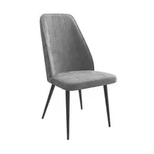 Стул Leonard M b22 GREY LUX/черный