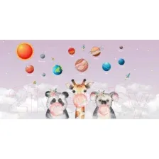 Фотообои листовые Citydecor Bubble Gum 10 (300x150см)