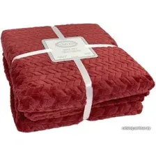 Плед Karven Super Soft Dias Евро 200x220 Р 942 (бордовый)