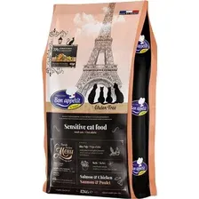 Сухой корм для кошек Bon Appetit Cat Adult Sensitive с лососем и курицей / 795332 (12кг)