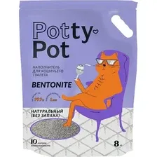 Наполнитель для туалета Potty-Pot Натуральный (10л/8кг)