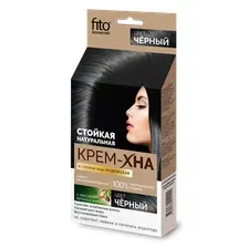 Крем-краска для волос Fito Косметик Крем-Хна Индийская в готовом виде (50мл, черный)