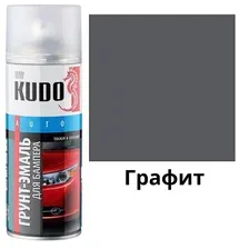 KUDO KU-6203 Эмаль для бампера графит 520 мл