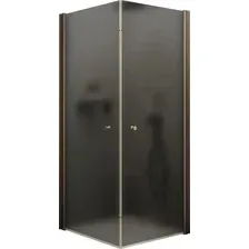 Душевой уголок MaybahGlass MGY-1299-2 (графитовое матовое стекло/бронзовый)