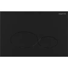 Панель смыва Aquatek KDI-0000074 (черный матовый)
