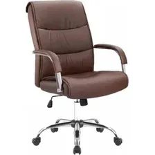 Кресло SitUp BRYAN chrome (экокожа Dark Brown)