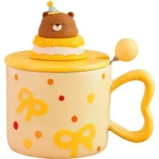 Кружка ILikeGift Funny bear ULB-591-03 (yellow)