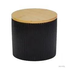 Банка для сыпучих продуктов "Market Union" (650 мл; чёрный)