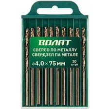 Сверло Волат 85060-093, 6.0х57х93 мм, 10 шт