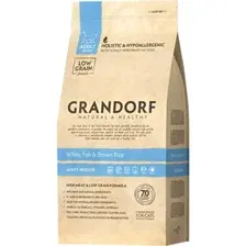 Сухой корм для кошек Grandorf White Fish&Brown Rice Indoor (Белая рыба с коричневым рисом) 400 г