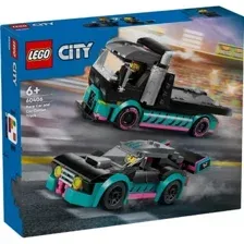Конструктор LEGO City 60406 Гоночный автомобиль и грузовик-автовоз