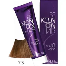 KEEN Крем-краска для волос 7.3 Натуральный золотистый блондин/ Mittelblond Gold, 100 мл
