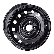 Штампованный диск Eurodisk 64A45R 15x6" 4x100мм DIA 54.1мм ET 45мм Black