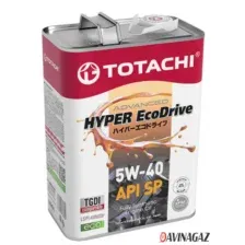 Моторное масло TOTACHI E1504 5W-40 синтетическое 4 л