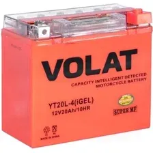 Мотоаккумулятор VOLAT YT20L-4 20Ah (iGEL) R+