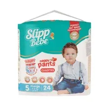 Подгузники-трусики Slipp Bebe №5 (9-21 кг.) 24шт