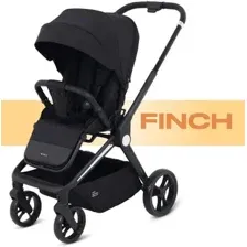 Коляска прогулочная «книга» MOWbaby Finch MB105 (черный)