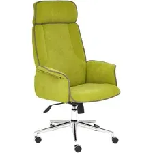 Офисное кресло TetChair Charm (флок, олива)