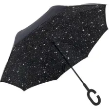 Зонт-трость Wahoo Небо внутри YF7396 (black)
