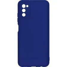 Чехол-накладка Case Coated для Galaxy A03s (синий)