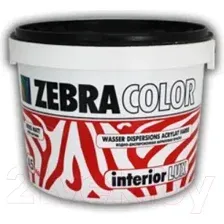 Краска Zebracolor Интерьер Люкс (7.5кг, белый)